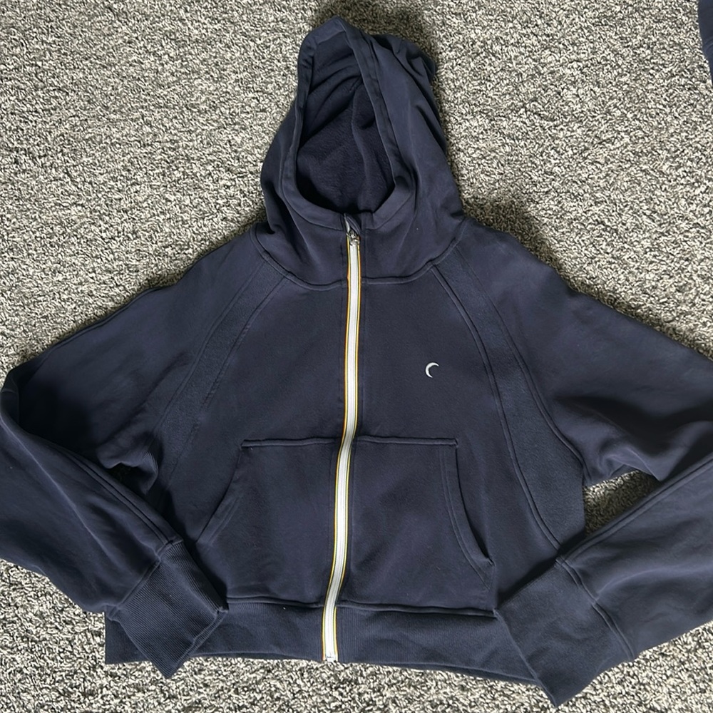 EUC Zyia Navy Retreat Full Zip Jacket